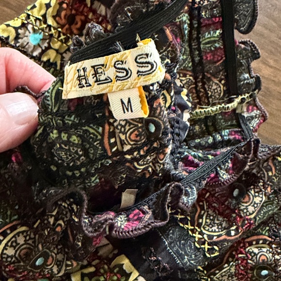 Bohemian Strapless Paisley Dress AMAZING!!! So Beautiful 100%cotton size Medium - Picture 7 of 12